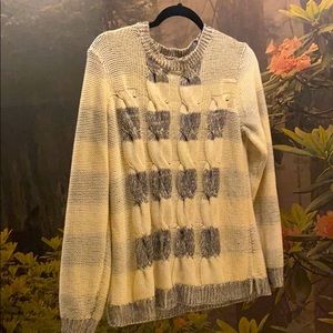 J crew loose knit chunky sweater